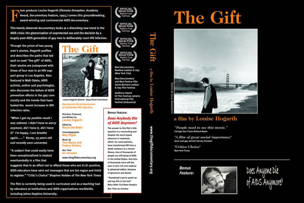 The Gift DVD Box Cover / Louise Hogarth / Dream Out Loud Productions.