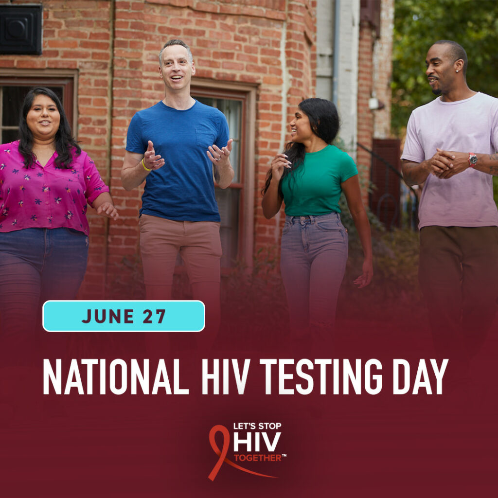 Official National HIV Testing Day Graphic.