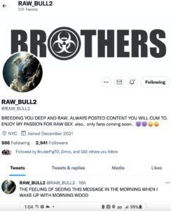 Raw Bull / X (formerly Twitter)